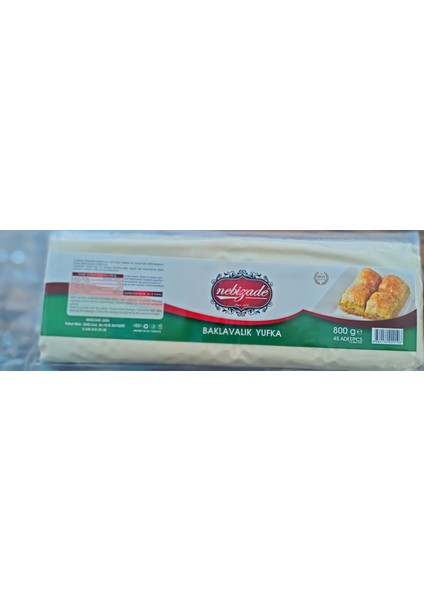 Baklavalık Yufka 800 gr