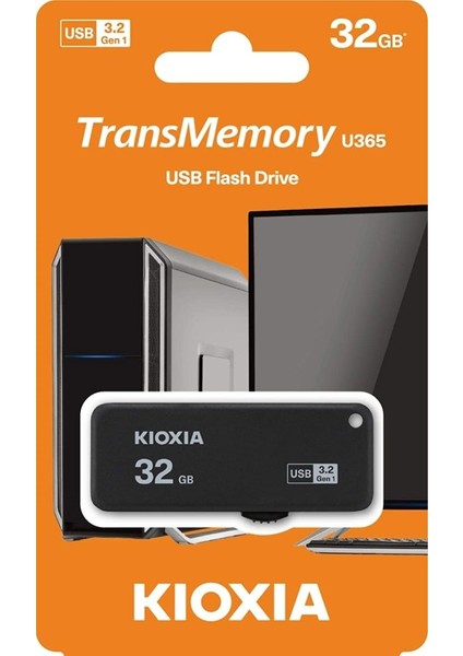 USB Flash Bellek 32GB Transmemory U365 USB 3.2 LU365K032GG4