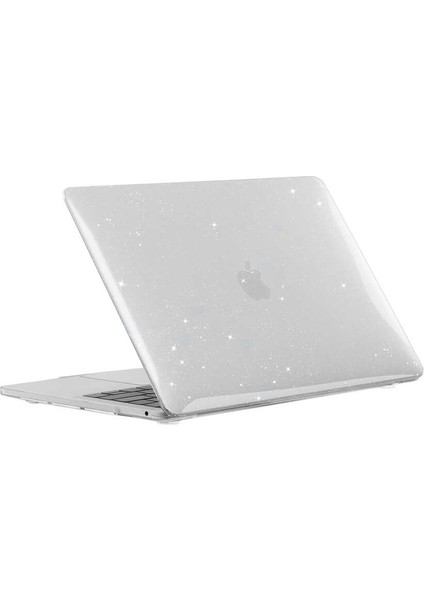 Apple MacBook Pro 16.2' M1/M2 A2485 A2780 2021 2023 Kılıf Simli Ön Arka Kapak