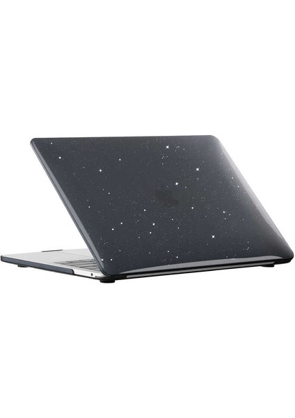 Apple Macbook Air 13.3' M1 A2337 A2179 A1932 Kılıf Simli Ön Arka Kapak