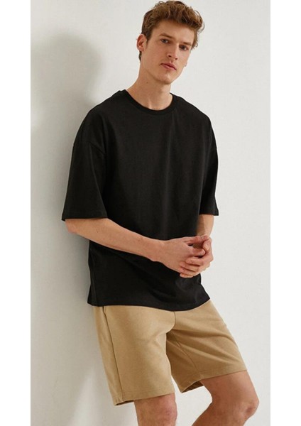 Erkek Siyah Oversize Tişört fiyatları