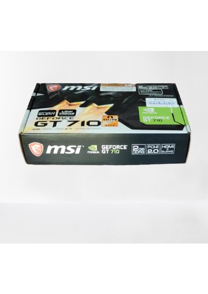 Msı Geforce Gt 710 2GD3H Lp 2gb Ddr3 64BIT Nvıdıa Ekran Kartı