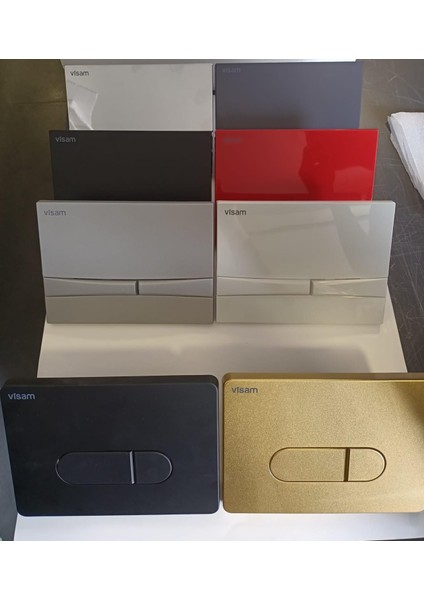 Mia Gömme Rezervuar Kumanda Paneli Mat Siyah (Black) 229-020 fırsatları