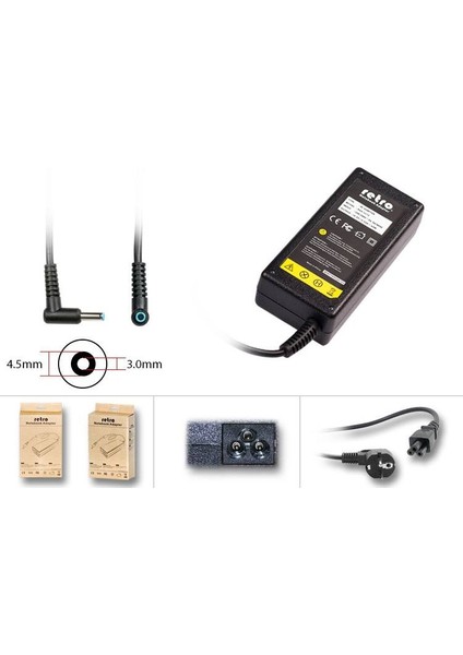 Hp Envy Touchsmart 17-J130US Adaptör