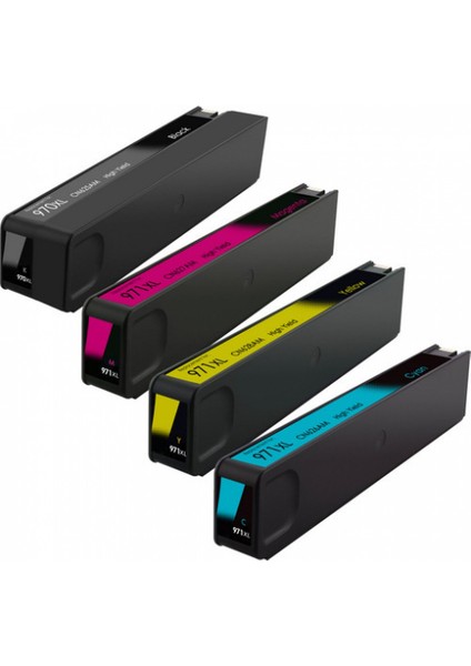 Hp CV037A Yazıcı Kodu, 4 Renk (970XL-971XL) Muadil Kartuş,