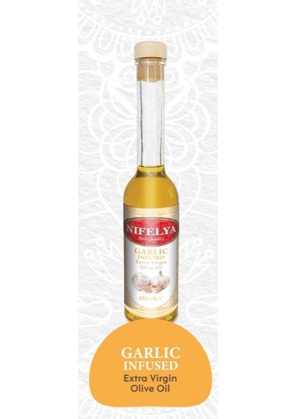 Sarmısak Çeşnili Soğuk Sıkım SIZMAZEYTINYAĞI-250 ml