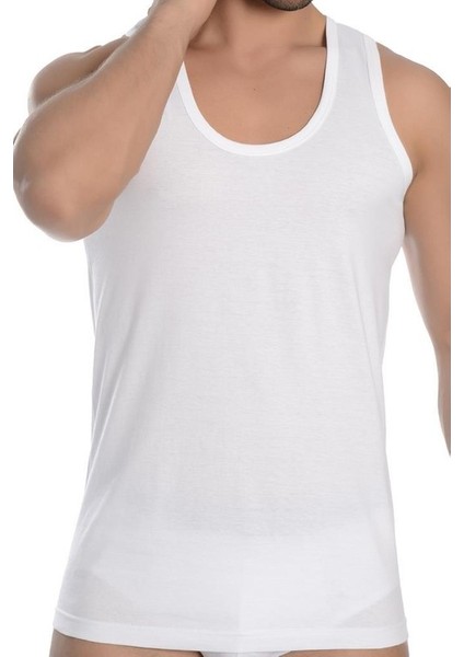 Erkek Beyaz 6`lı %100 Pamuk Penye Atlet fiyatları