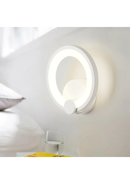 Yaratıcı LED Duvar Lambası Yatak Odası Başucu Akrilik Duvar Lambası Oturma Odası Balkon Merdiven Koridor Koridor Dekoratif Lambalar (Sıcak Beyaz) (Yurt Dışından) fiyatları