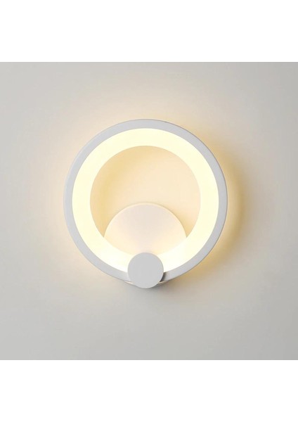 Yaratıcı LED Duvar Lambası Yatak Odası Başucu Akrilik Duvar Lambası Oturma Odası Balkon Merdiven Koridor Koridor Dekoratif Lambalar (Sıcak Beyaz) (Yurt Dışından) modelleri