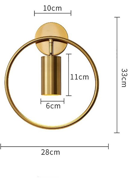 Post Modern LED Lüks Duvar Lambası 5 W GU10 AC95-260 V Oturma Odası Yatak Odası Başucu Duvar Fikstür Aydınlatma Kapalı (B) (Yurt Dışından)