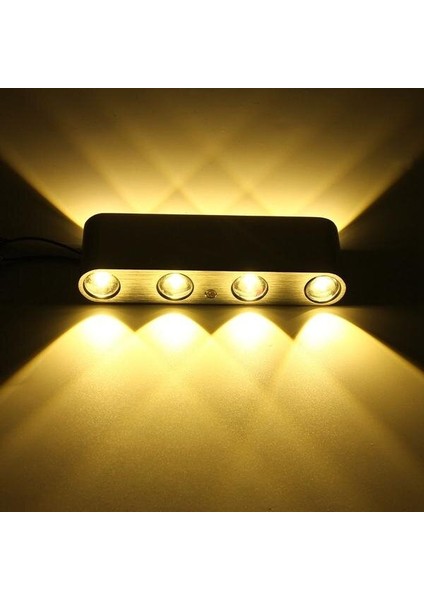 Modern 8 LED Duvar Merdiven Işık Yukarı Aşağı Aplik (Yurt Dışından)