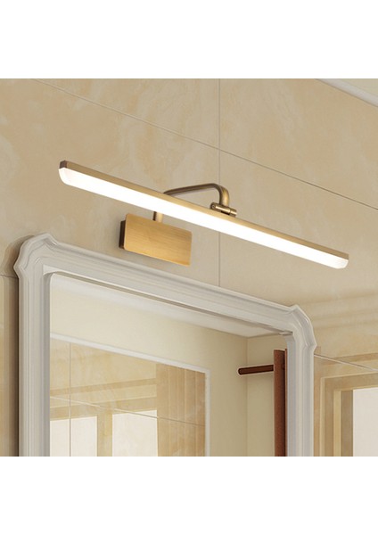 42 cm LED Banyo Aynası Lambası, Retro Ayna Aydınlatma Duvar Lambası, Soğuk Beyaz 6000 K Su Geçirmez Soyunma Masa ve Yatak Odası Makyaj Dolabı Aydınlatma (Yurt Dışından)