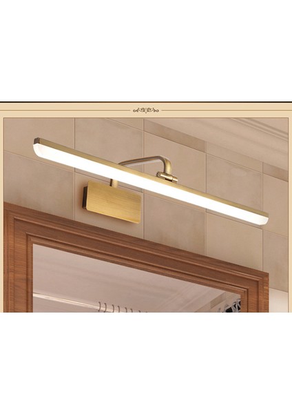 42 cm LED Banyo Aynası Lambası, Retro Ayna Aydınlatma Duvar Lambası, Soğuk Beyaz 6000 K Su Geçirmez Soyunma Masa ve Yatak Odası Makyaj Dolabı Aydınlatma (Yurt Dışından)