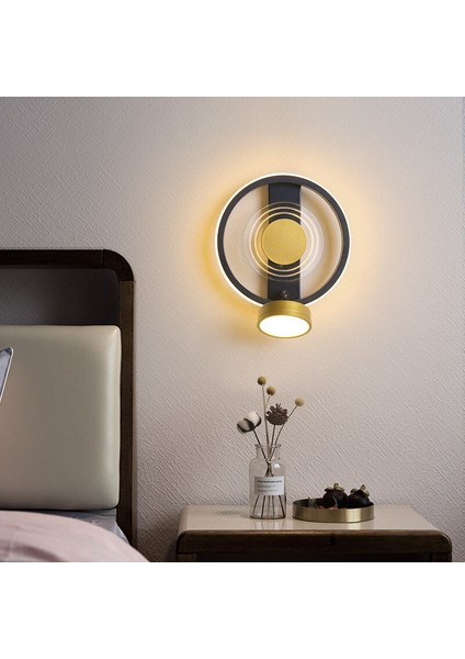 10 W Yuvarlak Duvar Lambası Aplik (Yurt Dışından)