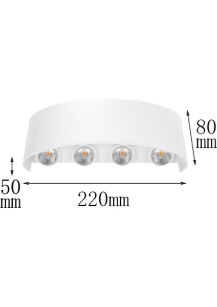 6 W LED Duvar Lambası Aplik (Yurt Dışından)