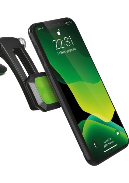 TT17 Araç Içi Oynar Başlıklı Mıknatıslı Vantuslu Telefon Tutucu