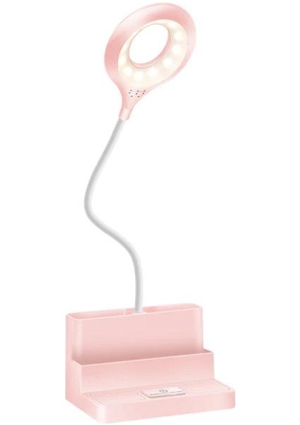 Yaratıcı 3 In1 LED Kalem Tutucu Masa Işık USB Şarj Öğrenci Okuma Kitap Lambası Dokunmatik Yatak Odası Başucu Göz Koruma Masa Lambaları | Masa Lambaları (Yurt Dışından)