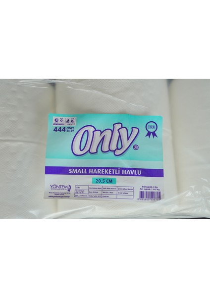 Small Hareketli Havlu 20.5 Cm. Koli Içi 6 Rulo Net Ağırlık 7.945 Gr. 140 Metre