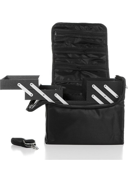 Büyük Kapasiteli Kadınlar Kozmetik Saklama Kutusu Seyahat Taşınabilir Katlanabilir Organizatör (Yurt Dışından) modelleri