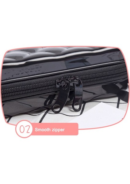 Siyah Taşınabilir Mini Saklama Çantası, Su Geçirmez Aksesuar Çantası, Veri Kablosu Kozmetik Çantası (17.5 cm * 10.5 cm * 7 Cm) (Yurt Dışından) fırsatları