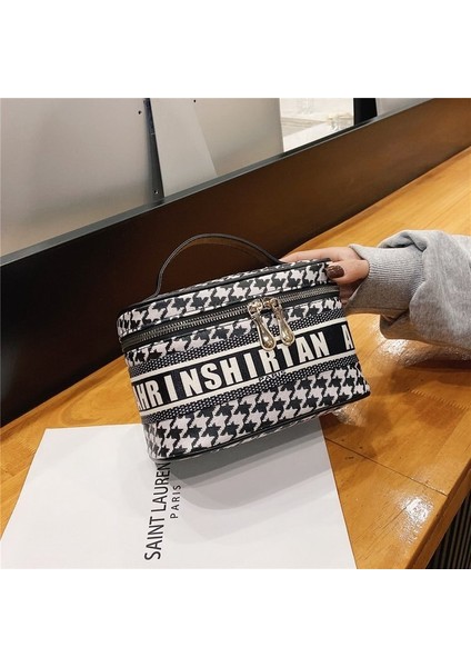 Siyah Taşınabilir Pu Kozmetik Çanta Açık Seyahat Çantası Su Geçirmez Çanta (21 cm * 13 cm * 13 Cm) (Yurt Dışından) fırsatları