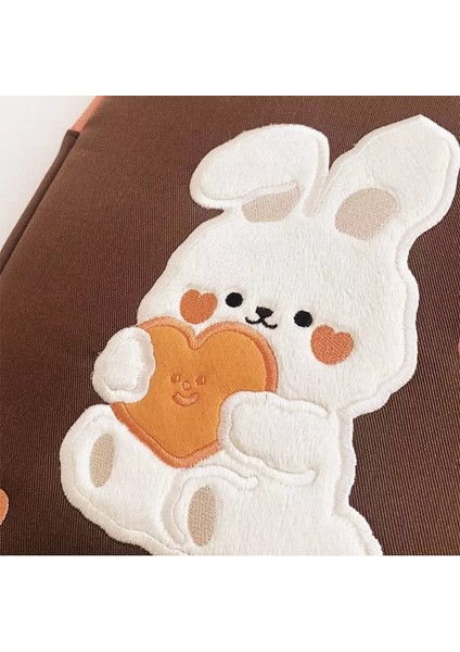 Yeni Kore Tavşan Laptop Çantası ipad 9.7 10.2 11 Inç Öğrenci Organizatör iPad Çantası Çantası Karikatür Sevimli Kızlar iPad Pro 2021 11 Inç | Kozmetik Çantalar davalar (Yurt Dışından) fırsatları