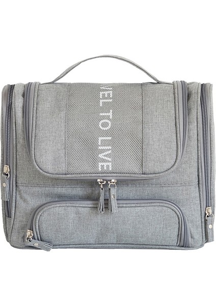 Su Geçirmez Erkekler Asılı Kozmetik Çantası Seyahat Organizatör Makyaj Çantası Kadınlar Için Malzeme Makyaj Kılıfı Islak ve Kuru Yıkama Tuvalet Çantası (Yurt Dışından)