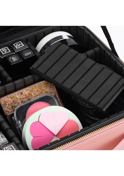 Makyaj Çantası Aracı Organizatör Profesyonel Sanatçı Makyaj Kılıfı Yeni Seyahat Güzellik Kozmetik Çantası Nail Makyaj Saklama Kutusu | Kozmetik Çanta ve davalar (Yurt Dışından) fiyatları