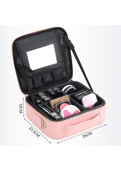 Makyaj Çantası Aracı Organizatör Profesyonel Sanatçı Makyaj Kılıfı Yeni Seyahat Güzellik Kozmetik Çantası Nail Makyaj Saklama Kutusu | Kozmetik Çanta ve davalar (Yurt Dışından) fırsatları