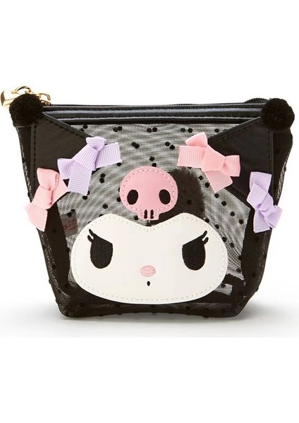 Sevimli Şeffaf Temizle Makyaj Çantası Mini Küçük Depolama Organizatör Siyah Pembe Kawaii Lolita Nokta Örgü Seyahat Kozmetik Çantası Güzellik Kılıf | Kozmetik Çanta ve davalar (Yurt Dışından) fırsatları