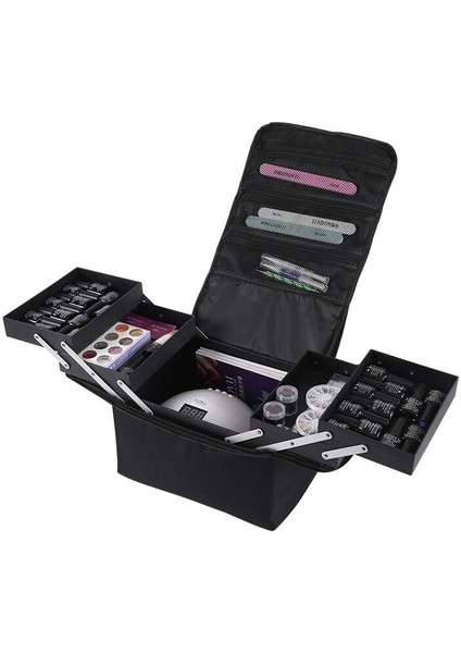 Kozmetik Kılıfları Makyaj Kutusu Seyahat Güzellik Çok Katmanlı Manikür Kuaförlük Nakış Tattoos Oje Aracı Depolama Organizatör | Kozmetik Çanta ve davalar (Yurt Dışından) fiyatları