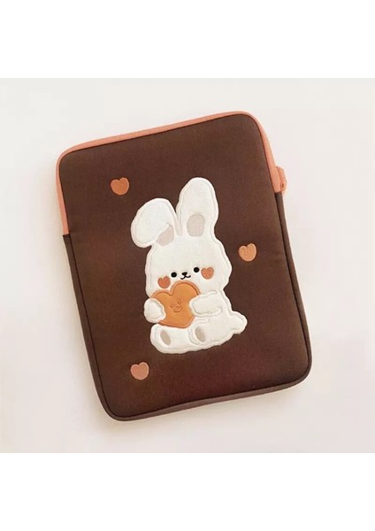 13 Inç Laptop Koruyucu Kol Saklama Çantası Sevimli Bunny iPad Liner Çanta Kız Debriyaj Liner Tablet Kılıf Kapak | Kozmetik Çanta ve davalar (Yurt Dışından) modelleri
