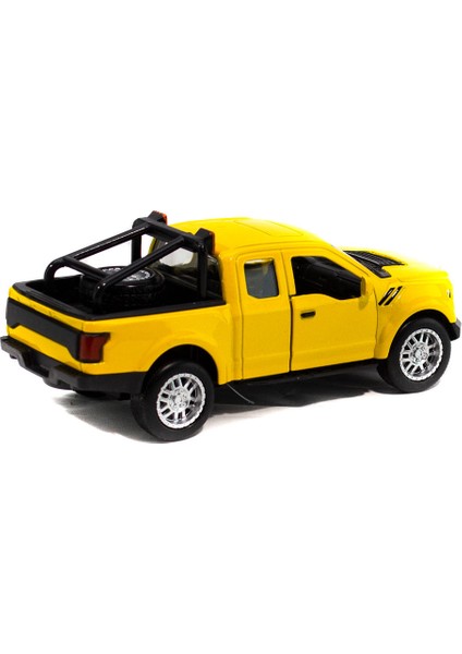 Metal Ford Ranger Pikap Çek Bırak Işıklı Sarı 12 cm fırsatları