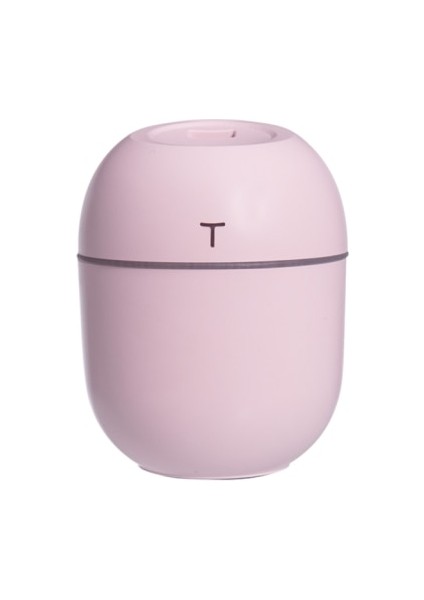220 ml Mini Hava Nemlendirici Taşınabilir USB Aroma Difüzör Ultrasonik Serin Su Mist Difüzör Ev Araba LED Gece Lambası Için | Sıvı Sabunluk Dispenseri (Pembe) (Yurt Dışından)