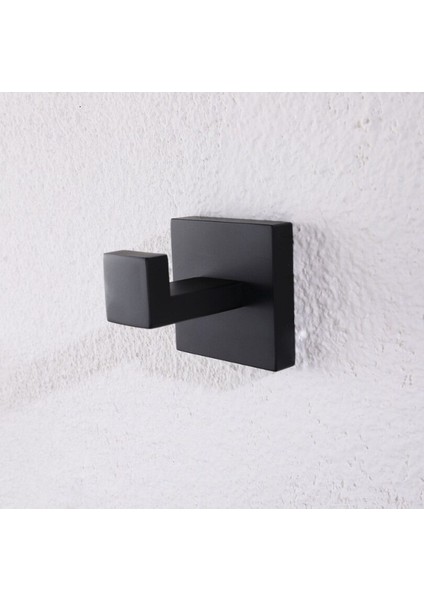 304 Paslanmaz Çelik Havlu Kanca Duvara Monte Ceket Askı Banyo Aksesuarları Siyah Boyama Bitirmek Robe Kanca Modern Vintage | Robe Hooks (Yurt Dışından) modelleri