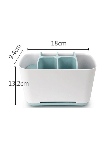 18 cm Diş Fırçası Diş Macunu Tutucu Kılıf Tıraş Makyaj Fırçası Elektrikli Diş Fırçası Tutucu Organizatör Stand Banyo Aksesuarları | Diş Fırçası ve diş Macunu Tutucular (Yurt Dışından)