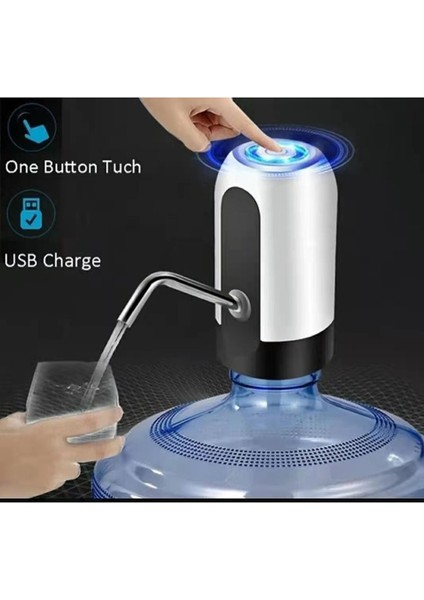 Three Beans Ev Şarj Edilebilir Su Dağıtıcı Mini Elektrikli Su Şişesi Pompası Otomatik Taşınabilir USB Şarj Drink Dağıtıcı | Su Dağıtıcıları (Yurt Dışından) modelleri