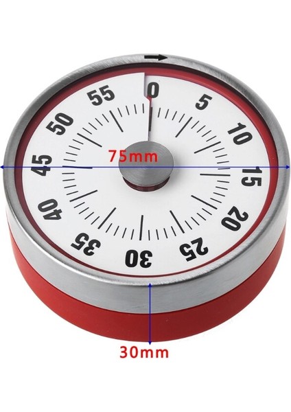 Paslanmaz Çelik Mıknatıslar Buzdolabı Mutfak Zamanlayıcı Saat Mekanik Hatırlatma Spor Yeni | Mutfak Zamanlayıcıları (Yurt Dışından) modelleri