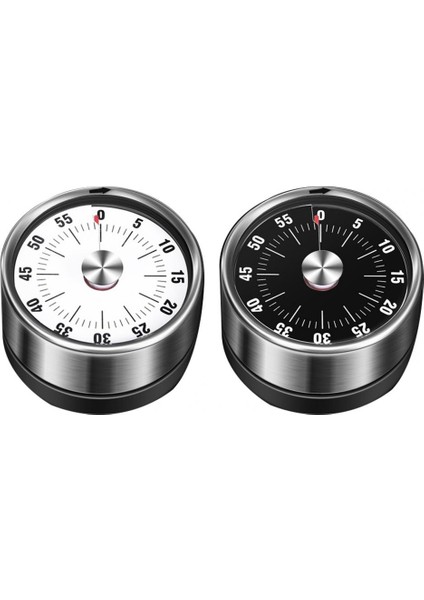 2 Adet Mekanik Saat Eko Dostu Pas Proof Paslanmaz Çelik Manuel Zaman Hatırlatma Çalar Saat Ev Mutfak Mekanik Zamanlayıcı | Mutfak Zamanlayıcıları (Yurt Dışından)