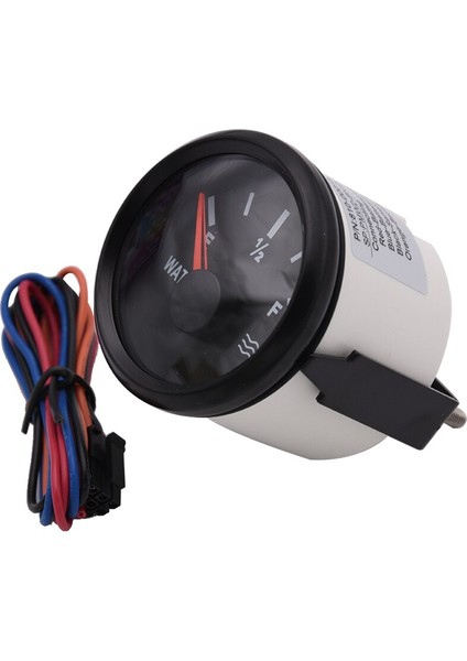 Three Beans 52MM Su Seviyesi Ölçer Ölçer 0 190OHM 240 33OHM Kırmızı Arka Işık 12 V / 24 V | Yakıt Göstergeleri (Yurt Dışından) fırsatları