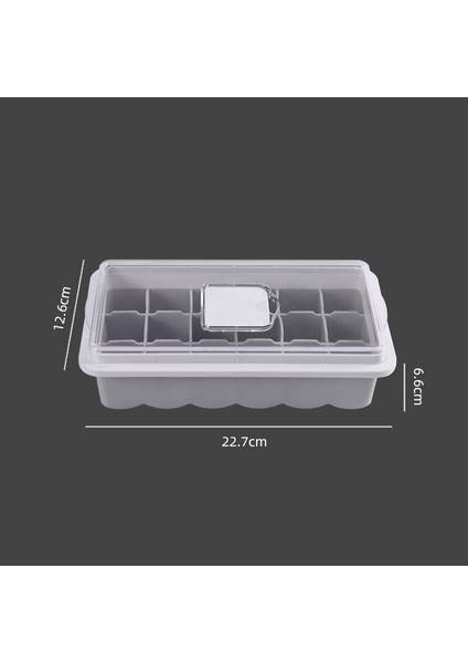 Three Beans Silikon Kalıp Kolay Release Dıy Buz Küpü Tepsi Silikonlar Formlar Buz Silikon Glasson Kalıplar Ice Cube Maker Kalıp | Dondurma Makineleri (22.7 * 12.6 * 6.6 Cm) (Yurt Dışından)