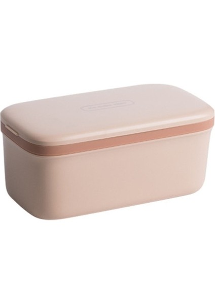 Three Beans 24 cm Buz Küp Tepsisi Kapağı ile 64 Bölmeler Buz Küp Kutusu Kalıp Çift Katmanlı Silikon Kalıp | (Açık Pembe) (Yurt Dışından)