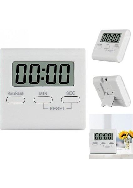 Au 1 Adet LCD Dijital Mutfak Pişirme Zamanlayıcı 1 Set Whetstone Bileme Taş Seti | Mutfak Zamanlayıcıları (Yurt Dışından)