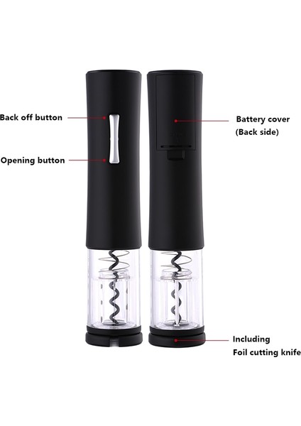 Elektrikli Şarap Açacağı, Akülü Elektrikli Şarap Şişesi Açacağı Açacağı (Siyah) (Yurt Dışından) modelleri