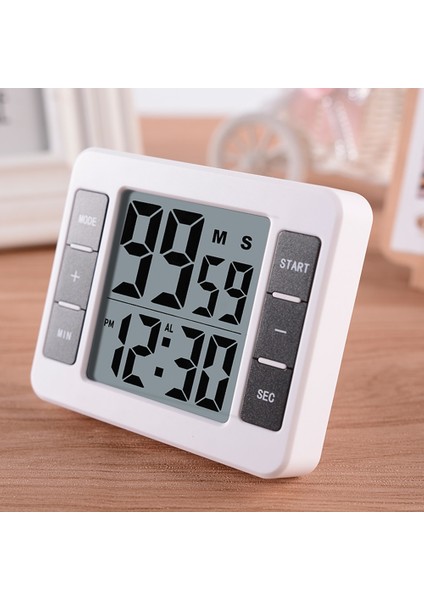 Manyetik LCD Dijital Mutfak Pişirme Zamanlayıcı Yüksek Olarak Çalar Saat Geri Sayım Saati Hatırlatma 99 Dakika ve 59 Saniye | Mutfak Zamanlayıcıları (Yurt Dışından)