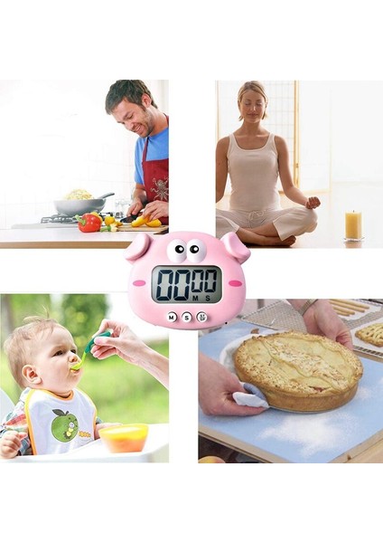Three Beans Mutfak Zamanlayıcı, Paslanmaz Çelik Filtre Kapağı Saplı Dijital Pişirme Zamanlayıcısı Katlanabilir Patlamaya Dayanıklı Yağ Kapağı | Mutfak Zamanlayıcıları (Yurt Dışından)