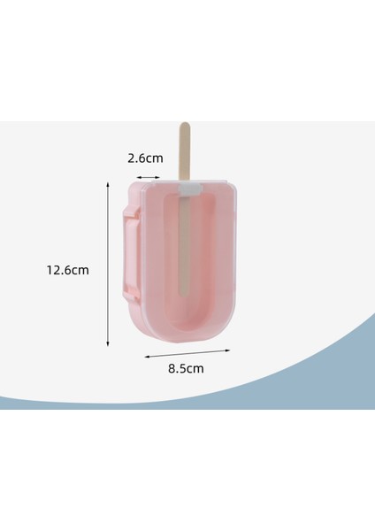 1 Adet Delik Düz Dondurma Kalıp Kapaklı Sarı Dondurma Araçları Için Sopa ile Pembe Popsicle Kalıp Tepsisi | Dondurma Çubukları (Pembe) (Yurt Dışından)