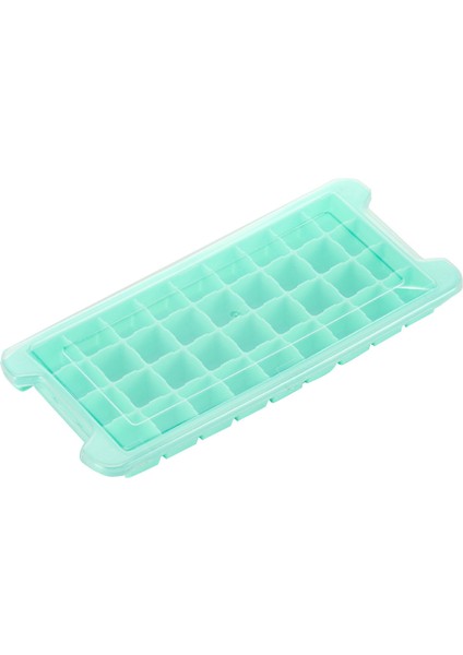 Dıy Ev Yapımı Silikon Kalıp Yumuşak Kolay Temiz Içecek Buz Küp Tepsi Kapak Hediye ile Ev Isıya Dayanıklı Dayanıklı Mutfak Aletleri (26.7 * 11.7 Cm, Mavi) (Yurt Dışından)