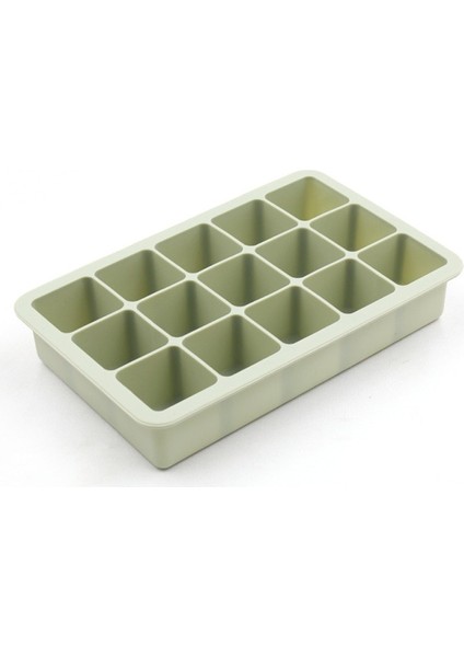 Silikon Buz Küp Kalıp 3 Renk Büyük Izgara Buz Küp Makinesi Esnek Silikon Buz Küp Tepsisi Kapaklı Mutfak Gadget'ları (18 · 7 * 11 · 8 * 3 · 5 Cm, Yeşil) (Yurt Dışından)