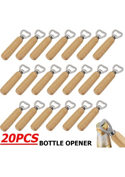 5 Adet Ahşap Kolu El Barmen Şişe Açacağı Şarap Bira Soda Cam Kapak Açacağı Mutfak Bar Araçları Yaratıcı | Açıcılar (Ahşap) (Yurt Dışından)